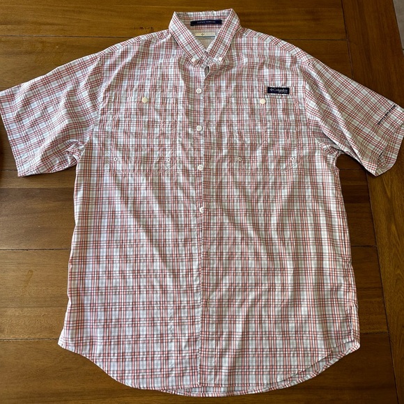 Columbia Performance Fishing Gear Button Down Shirt | Super Tamiami w Omni-Shade - Picture 8 of 13